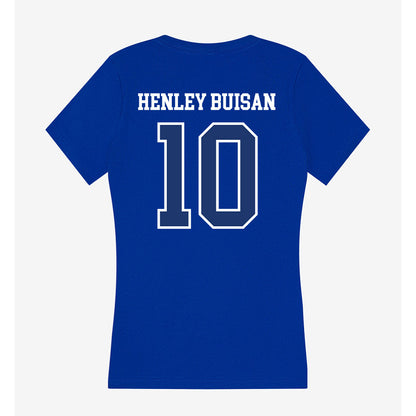 FGCU - NCAA Women's Soccer : Maya Henley Buisan - Women's V-Neck T-Shirt-1