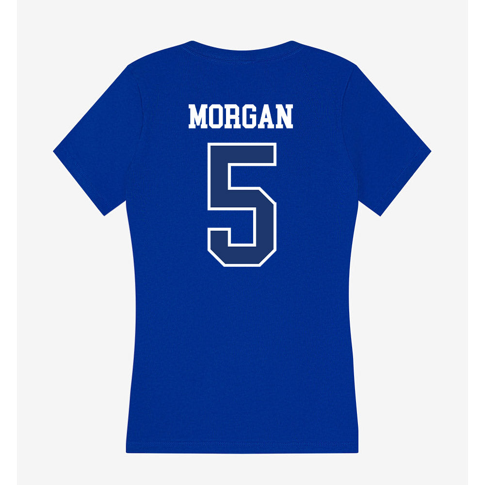 FGCU - NCAA Women's Soccer : Keira Morgan - Women's V-Neck T-Shirt-1