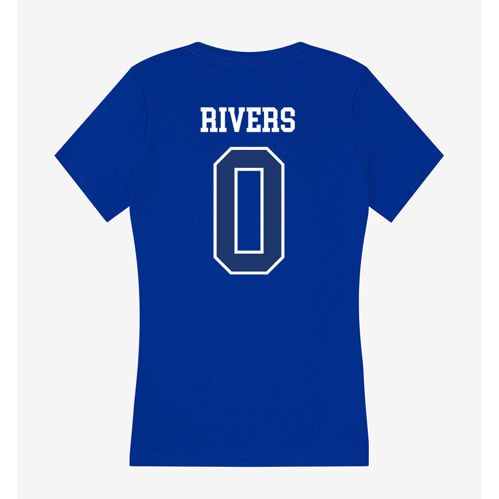 FGCU - NCAA Men's Basketball : Dakota Rivers - Women's V-Neck T-Shirt-1