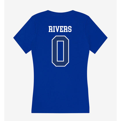 FGCU - NCAA Men's Basketball : Dakota Rivers - Women's V-Neck T-Shirt-1