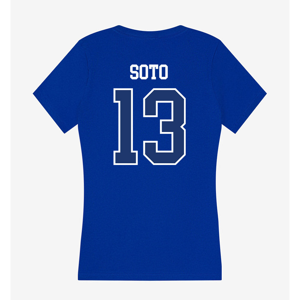 FGCU - NCAA Women's Volleyball : Camila Soto - Women's V-Neck T-Shirt-1