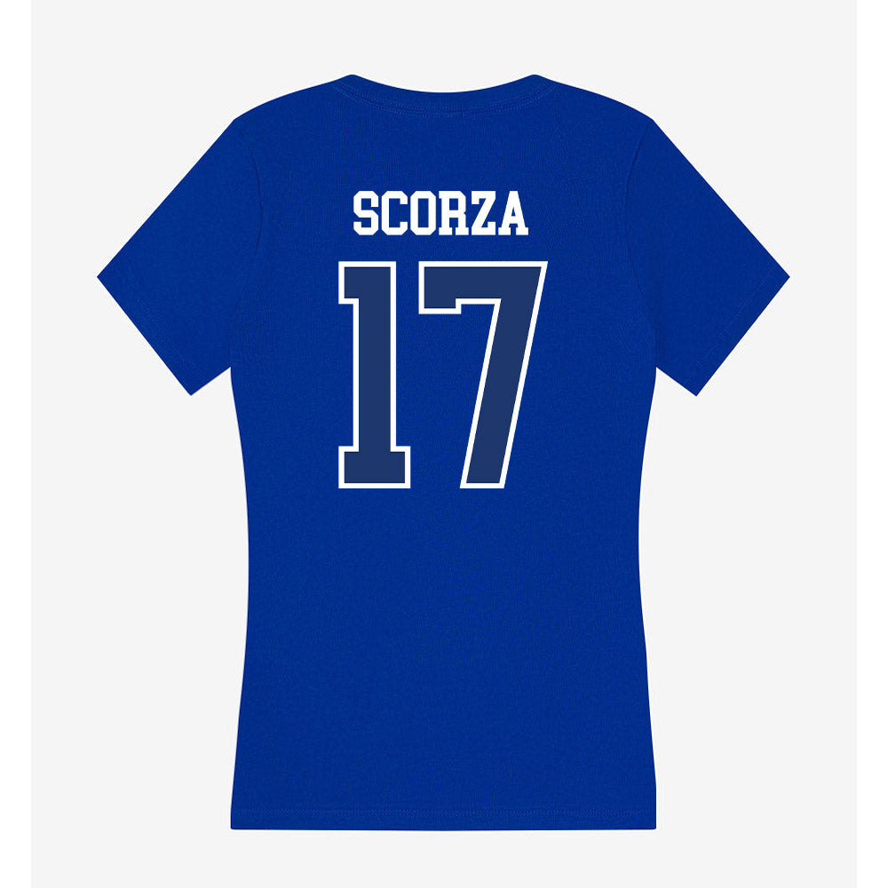 FGCU - NCAA Women's Volleyball : Catharina Scorza - Women's V-Neck T-Shirt-1