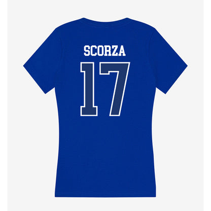 FGCU - NCAA Women's Volleyball : Catharina Scorza - Women's V-Neck T-Shirt-1