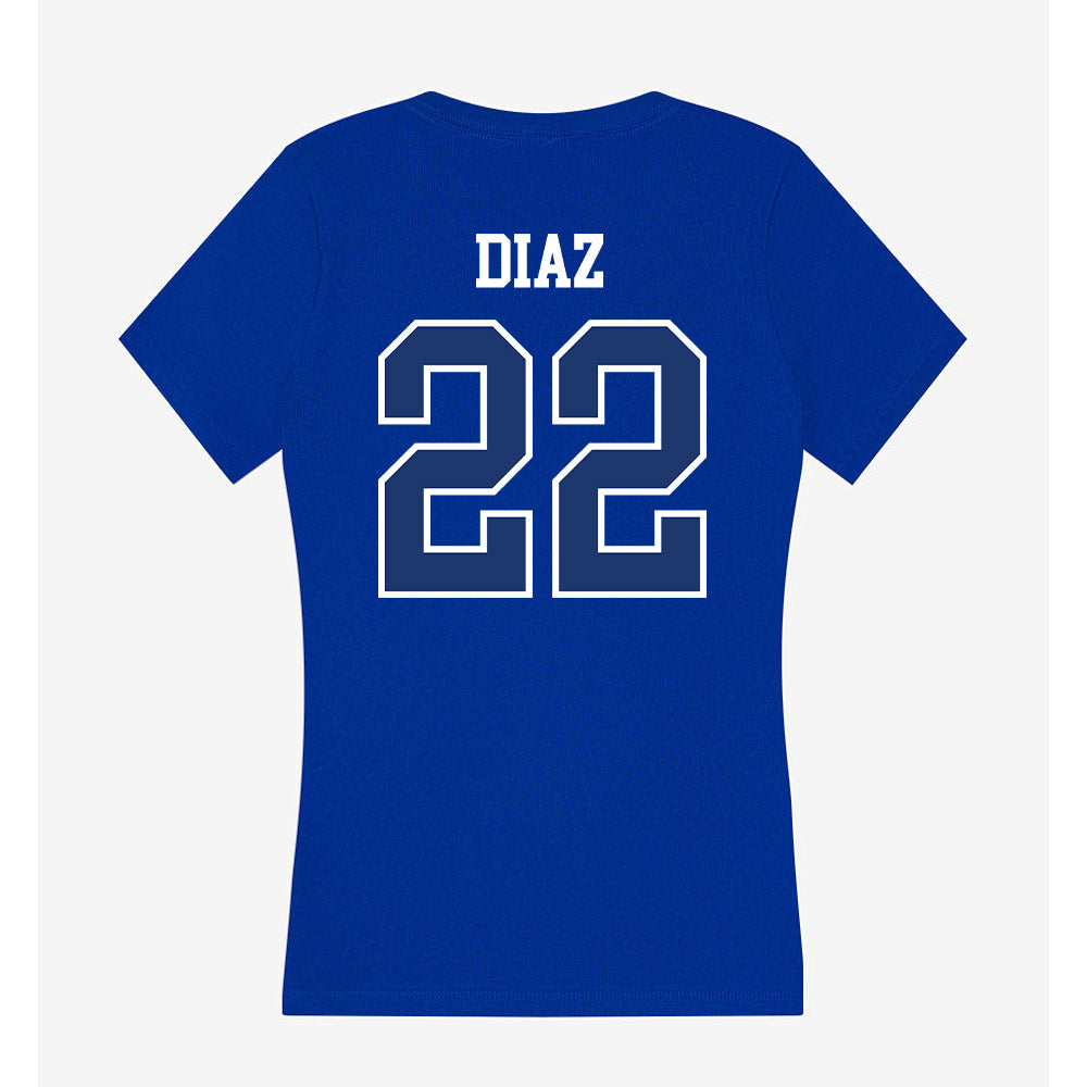 FGCU - NCAA Baseball : Christopher Diaz - Women's V-Neck T-Shirt-1