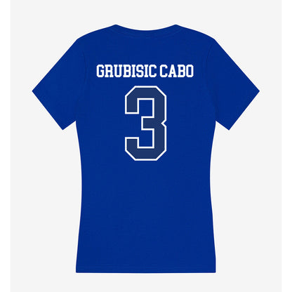 FGCU - NCAA Women's Volleyball : Julija Grubisic Cabo - Women's V-Neck T-Shirt-1