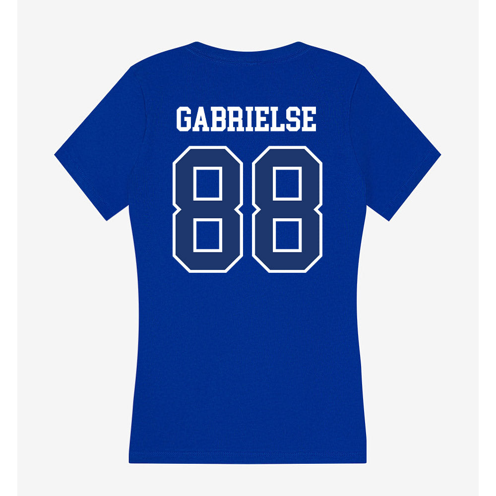 FGCU - NCAA Softball : Tegan Gabrielse - Women's V-Neck T-Shirt-1