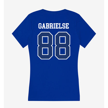 FGCU - NCAA Softball : Tegan Gabrielse - Women's V-Neck T-Shirt-1