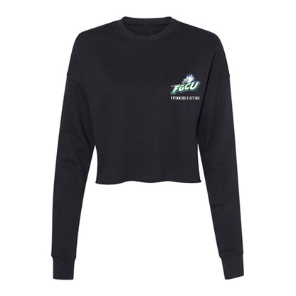 FGCU - NCAA Women's Swimming & Diving : Olivia Vecchio - Women's Cropped Crew Fleece-0