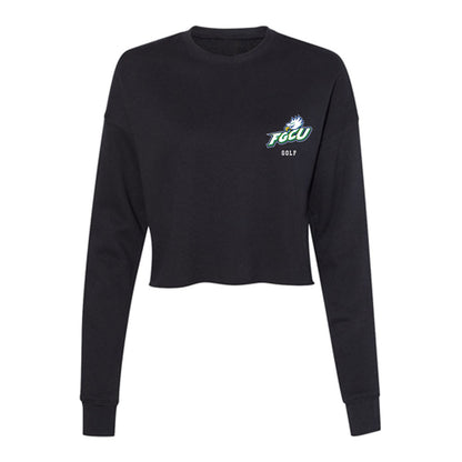 FGCU - NCAA Women's Golf : annie Yost - Women's Cropped Crew Fleece-0