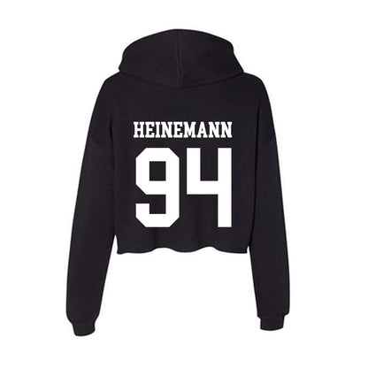 UNK - NCAA Football : Weston Heinemann - Women's Crop Fleece Hoodie-1