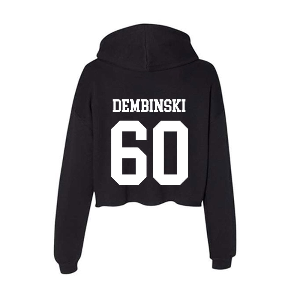 UNK - NCAA Football : Cael Dembinski - Women's Crop Fleece Hoodie-1