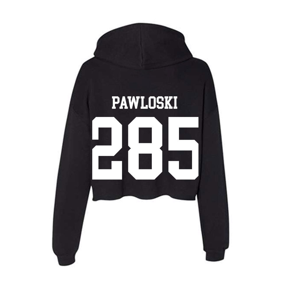 UNK - NCAA Wrestling : Luke Pawloski - Women's Crop Fleece Hoodie-1