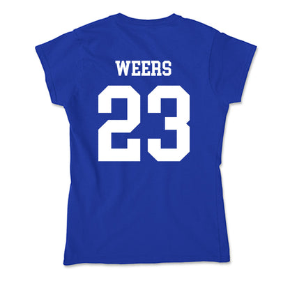 UNK - NCAA Women's Basketball : Myleigh Weers - Soft Style Women’s T-Shirt-1