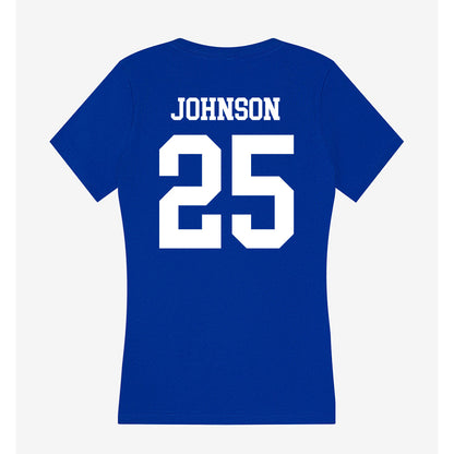 UNK - NCAA Football : Tay Johnson - Women's V-Neck T-Shirt-1