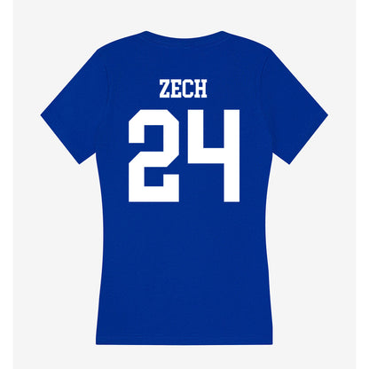 UNK - NCAA Football : Owen Zech - Women's V-Neck T-Shirt-1