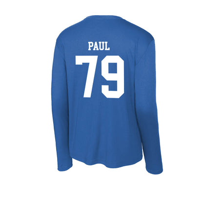 UNK - NCAA Football : Eddie Paul - Activewear Long Sleeve T-Shirt-1