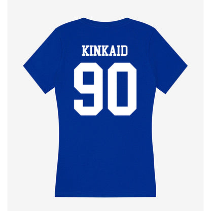 UNK - NCAA Football : Caleb Kinkaid - Women's V-Neck T-Shirt-1