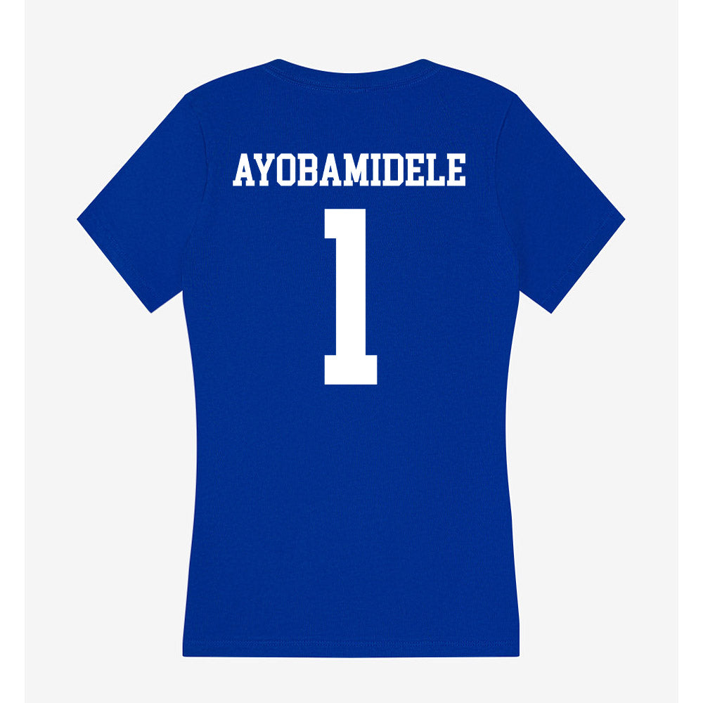 UNK - NCAA Football : Austin Ayobamidele - Women's V-Neck T-Shirt-1