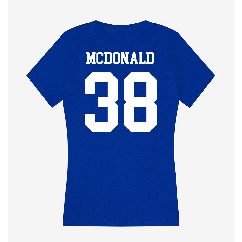 UNK - NCAA Football : Griffin McDonald - Women's V-Neck T-Shirt-1