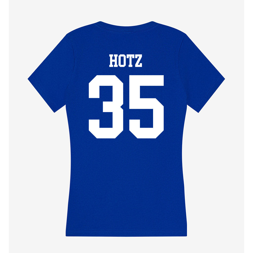 UNK - NCAA Football : Carter Hotz - Women's V-Neck T-Shirt-1