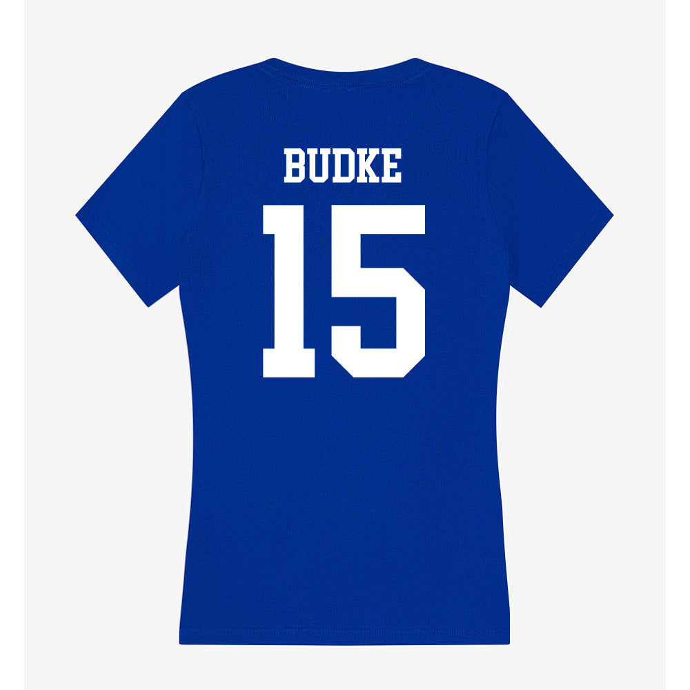 UNK - NCAA Women's Volleyball : Addison Budke - Women's V-Neck T-Shirt-1