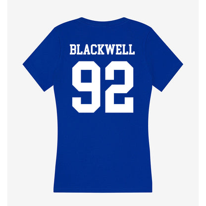UNK - NCAA Football : LaDainian Blackwell - Women's V-Neck T-Shirt-1