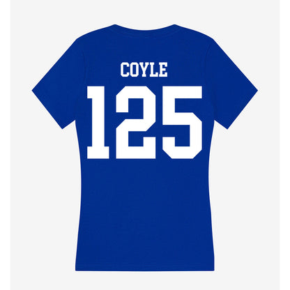 UNK - NCAA Wrestling : Caleb Coyle - Women's V-Neck T-Shirt-1