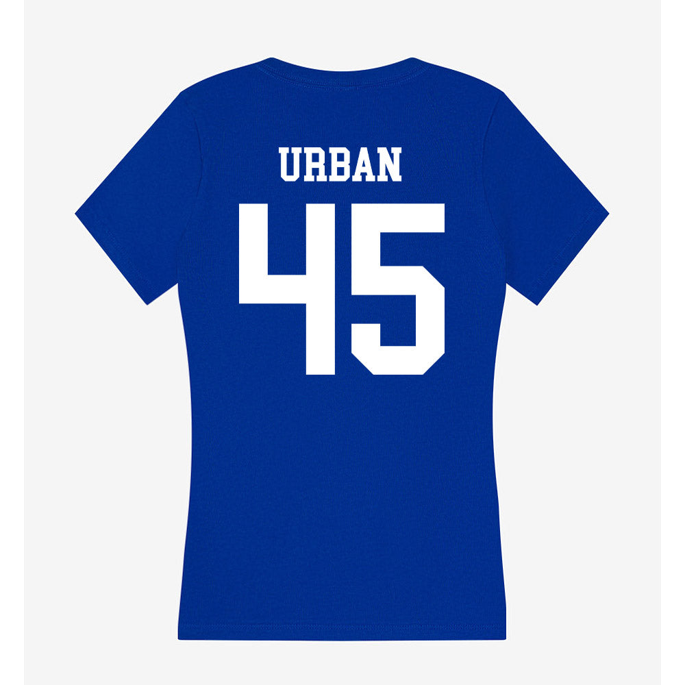 UNK - NCAA Football : Teagan Urban - Women's V-Neck T-Shirt-1
