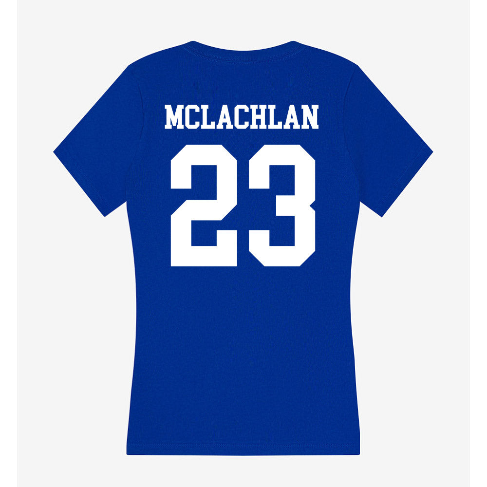UNK - NCAA Women's Soccer : Madison McLachlan - Women's V-Neck T-Shirt-1