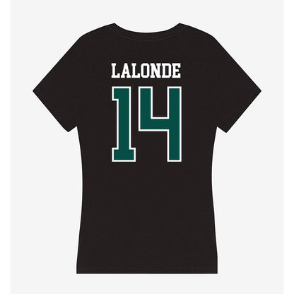 Clarkson - NCAA Women's Ice Hockey : Gabrielle Lalonde - Women's V-Neck T-Shirt-1