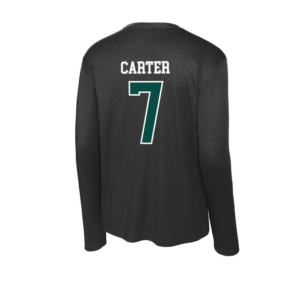 Clarkson - NCAA Women's Ice Hockey : Jaela Carter - Activewear Long Sleeve T-Shirt-1
