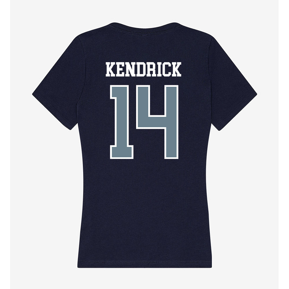 Howard - NCAA Women's Basketball : Jada Kendrick - Women's V-Neck T-Shirt-1