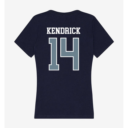 Howard - NCAA Women's Basketball : Jada Kendrick - Women's V-Neck T-Shirt-1