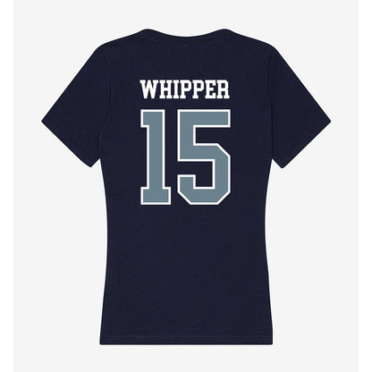 Howard - NCAA Softball : Aniyah Whipper - Women's V-Neck T-Shirt-1