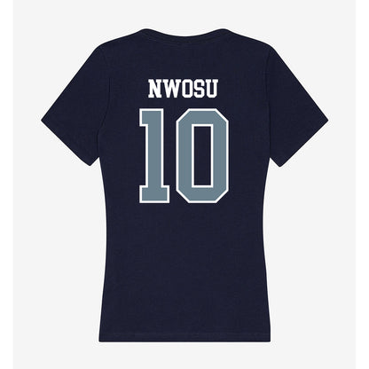 Howard - NCAA Women's Soccer : Adora Nwosu - Women's V-Neck T-Shirt-1