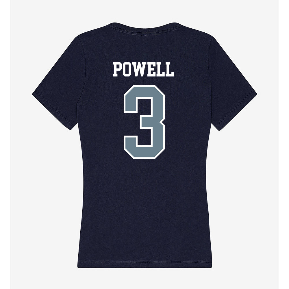 Howard - NCAA Men's Basketball : Brannon Powell - Women's V-Neck T-Shirt-1