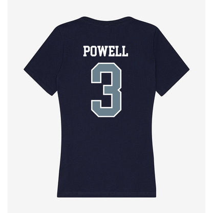 Howard - NCAA Men's Basketball : Brannon Powell - Women's V-Neck T-Shirt-1