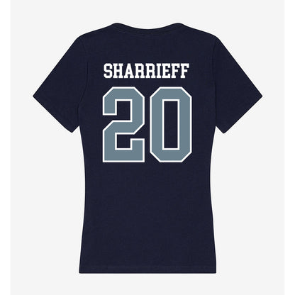 Howard - NCAA Men's Soccer : Khari Sharrieff - Women's V-Neck T-Shirt-1