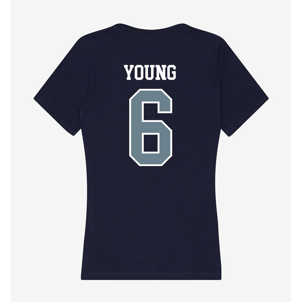 Howard - NCAA Women's Soccer : Mia Young - Women's V-Neck T-Shirt-1