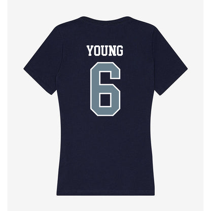 Howard - NCAA Women's Soccer : Mia Young - Women's V-Neck T-Shirt-1