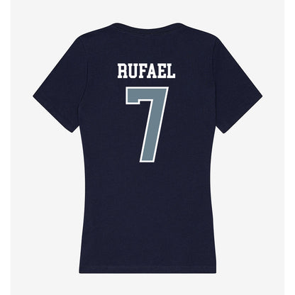 Howard - NCAA Men's Soccer : Christian Rufael - Women's V-Neck T-Shirt-1