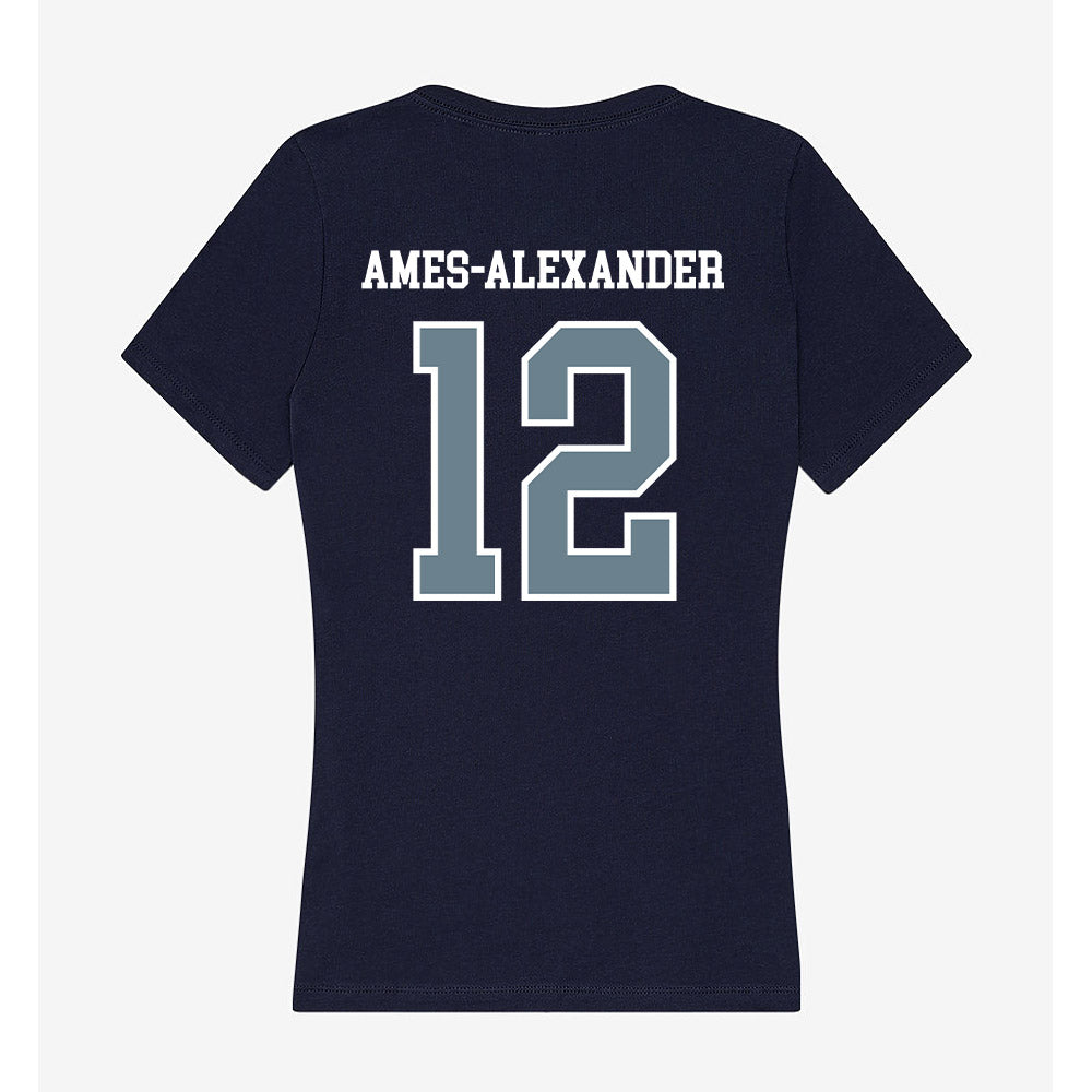 Howard - NCAA Softball : Taylor Ames-Alexander - Women's V-Neck T-Shirt-1