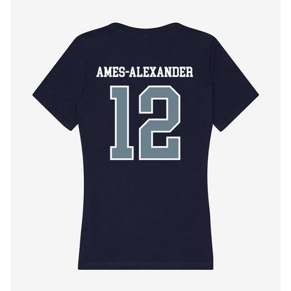 Howard - NCAA Softball : Taylor Ames-Alexander - Women's V-Neck T-Shirt-1