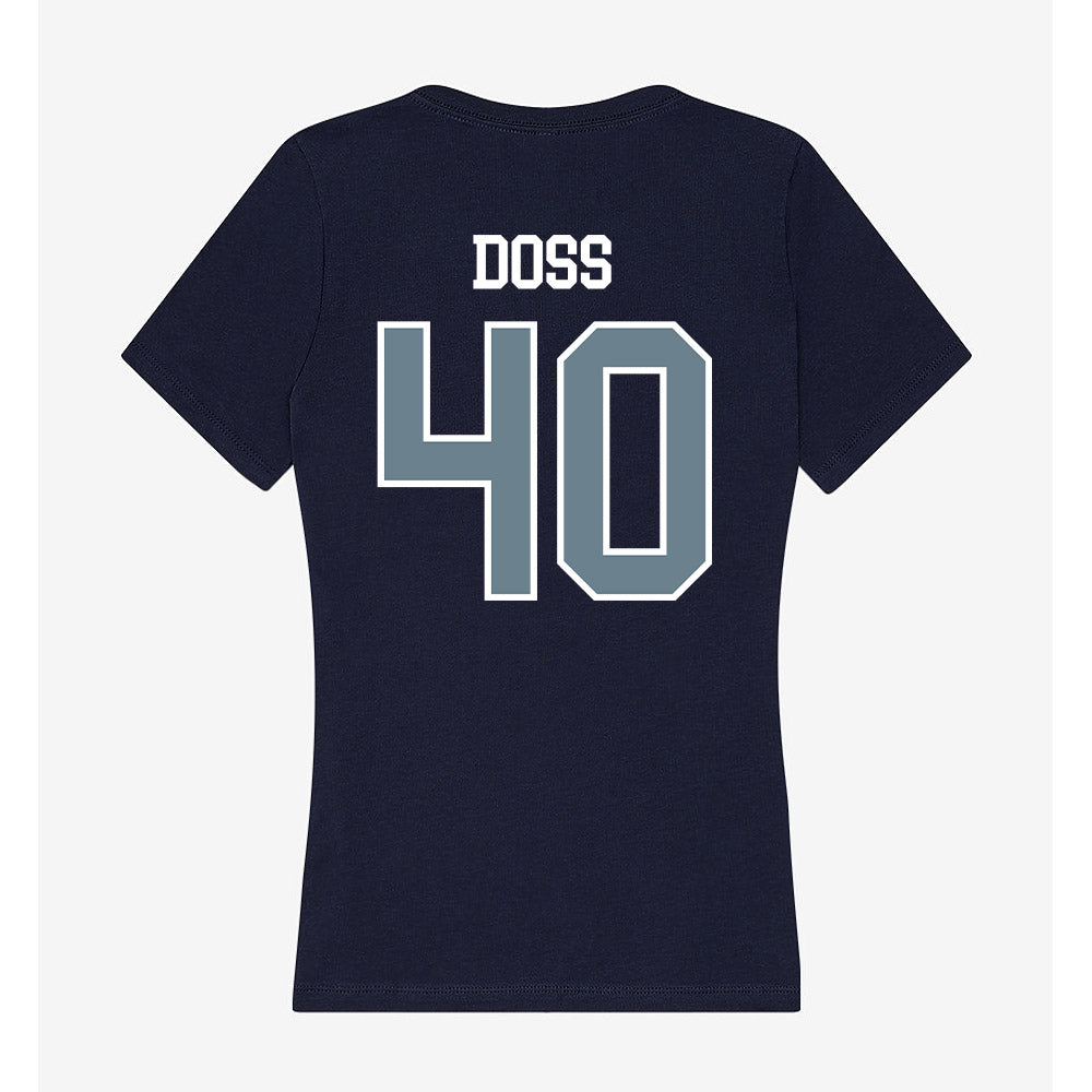 Howard - NCAA Softball : Zafirah Doss - Women's V-Neck T-Shirt-1
