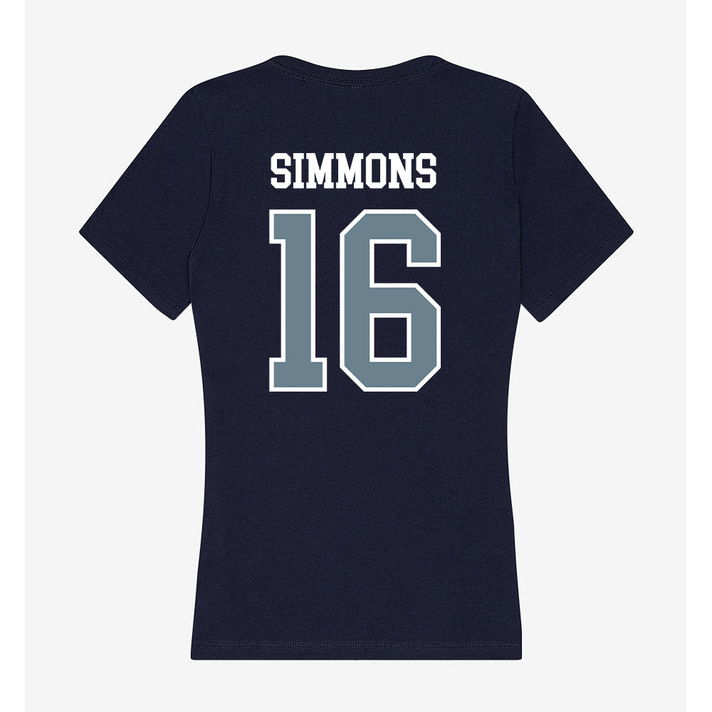 Howard - NCAA Men's Soccer : Zach Simmons - Women's V-Neck T-Shirt-1