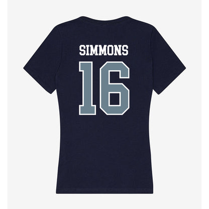 Howard - NCAA Men's Soccer : Zach Simmons - Women's V-Neck T-Shirt-1