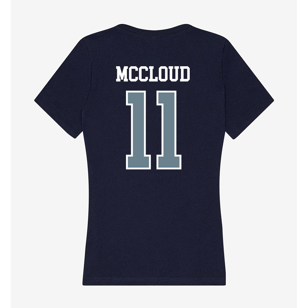 Howard - NCAA Men's Soccer : Nigel McCloud - Women's V-Neck T-Shirt-1