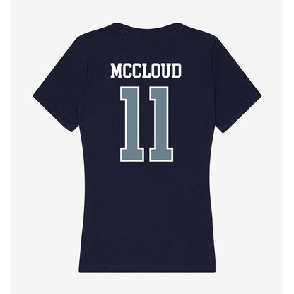Howard - NCAA Men's Soccer : Nigel McCloud - Women's V-Neck T-Shirt-1