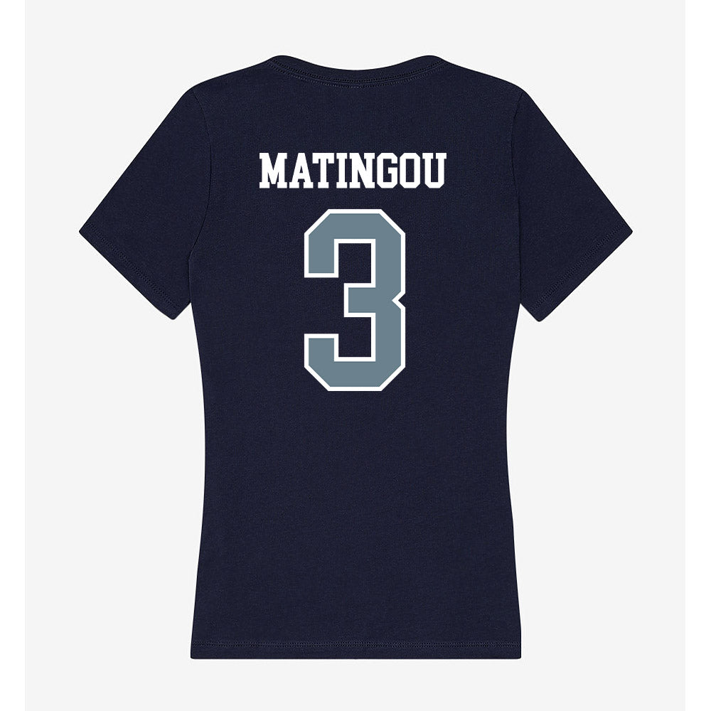 Howard - NCAA Men's Soccer : Troy Matingou - Women's V-Neck T-Shirt-1