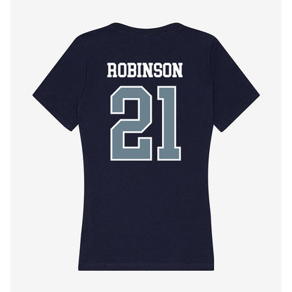 Howard - NCAA Men's Soccer : Naim Robinson - Women's V-Neck T-Shirt-1